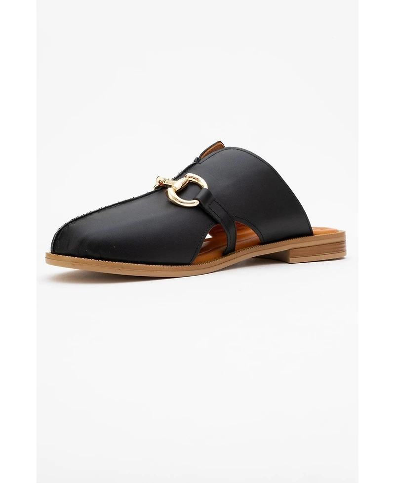 Forever and Always Shoes Women's Favor Leather Clogs