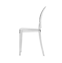 LeisureMod Marion Transparent Acrylic Modern Chair