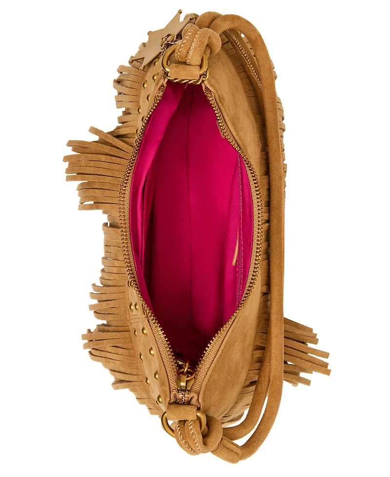 Betsey Johnson Small Fringe Benefits Shoulder Handbag