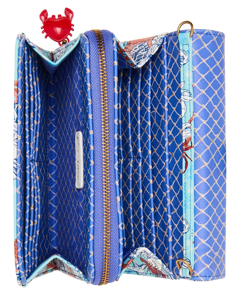 Betsey Johnson High Seas Honey Wallet Mini Crossbody Handbag