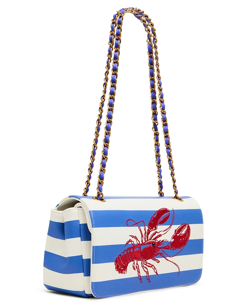 Betsey Johnson Main Attraction Flap Small Shoulder Handbag