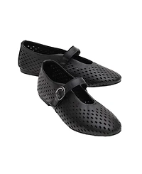 Forever & Always Shoes Women Arian Leather Ballet Flat