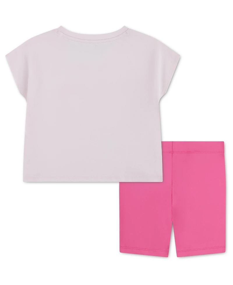 Jordan Boys' 4-6X Boxy Top and Bike Shorts, 2-Piece Set
