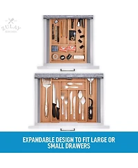 Bamboo Kitchen Drawer Organizer