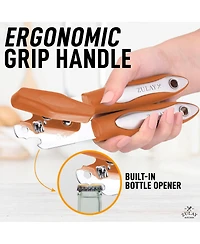 Heavy Duty 2 1 Can Opener Wide Grip Smooth Edge Cut