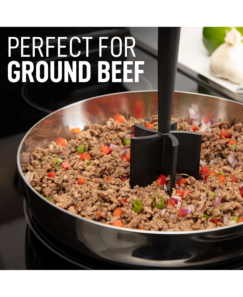 2 Pack Ground Beef Chopper Tool Hamburger Smasher