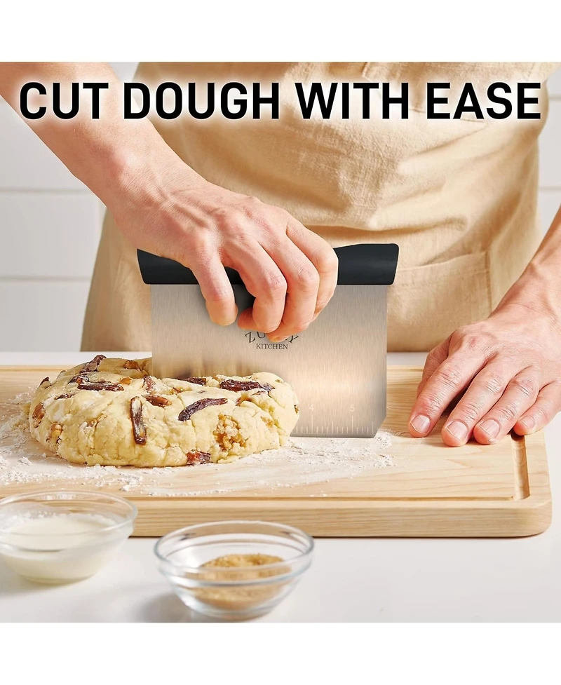 Multi-purpose Bench Scraper and Chopper