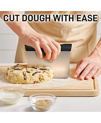 Multi-purpose Bench Scraper and Chopper