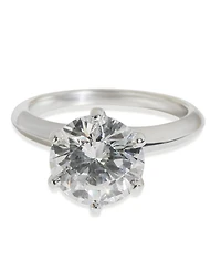 Pre-Owned Tiffany & Co 2.56 ct Round Brilliant Diamond Engagement Ring