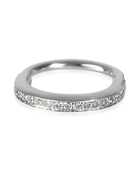 Pre-Owned Tiffany & Co White Gold Diamond Lock Ring