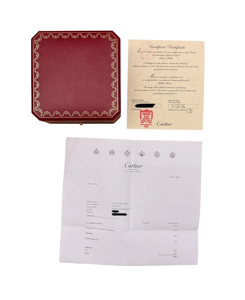 Pre-Owned Cartier Rose Gold Love Bracelet