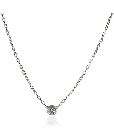 Pre-Owned Cartier White Gold Diamond Small Model D'amour Pendant