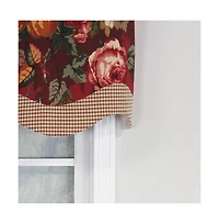Rlf Home Queensland Style Gloriette 3" Rod Pocket Valance 50" x 16"