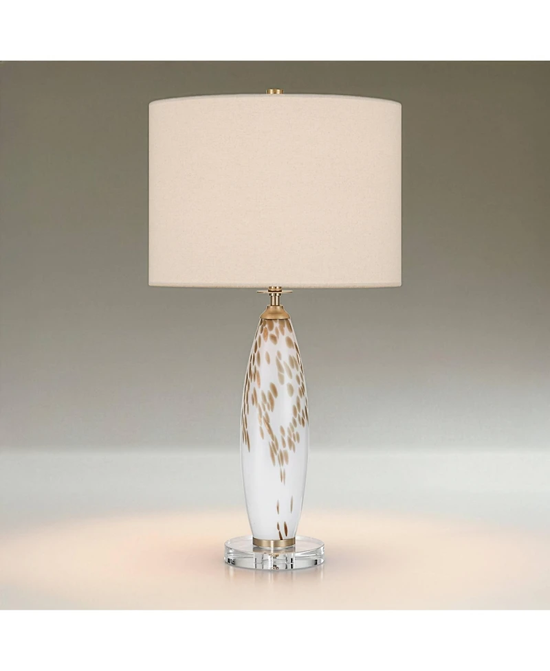 360 Lighting Melina 27 1/2" High Glass Table Lamp