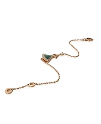 Pre-Owned Bvlgari Rose Gold Malachite and Diamond Diva's Dream Bracelet