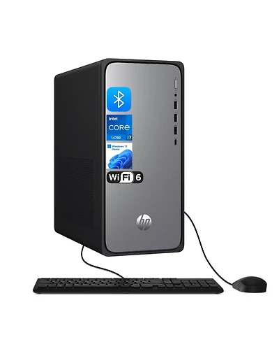 Hp OmniDesk Premium Tower Desktop Intel Core i7 14700 16GB Ram Intel Uhd Graphics 256GB Ssd Storage Windows 11 Home
