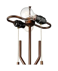 Franklin Iron Works Marlowe Industrial Table Lamp 28 3/4" Tall