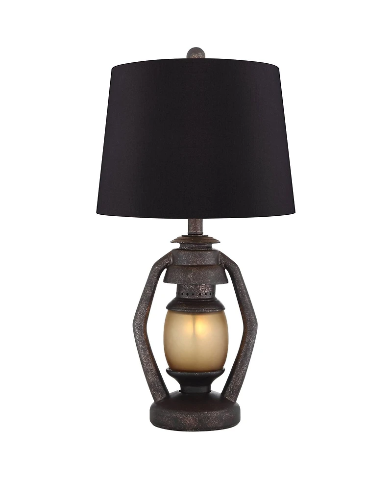 Franklin Iron Works Horace 25.25" Tall Rustic Table Lamps