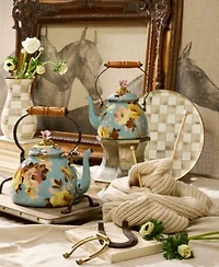 Mackenzie Childs Wild Rose Slate Collection