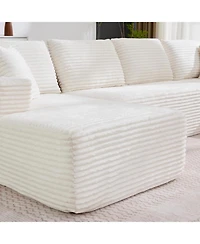 gaomon 130" U-Shaped Modular Sectional Sofa