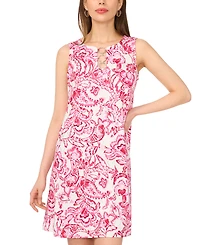 Msk Women's Sleeveless Three-Ring Dress