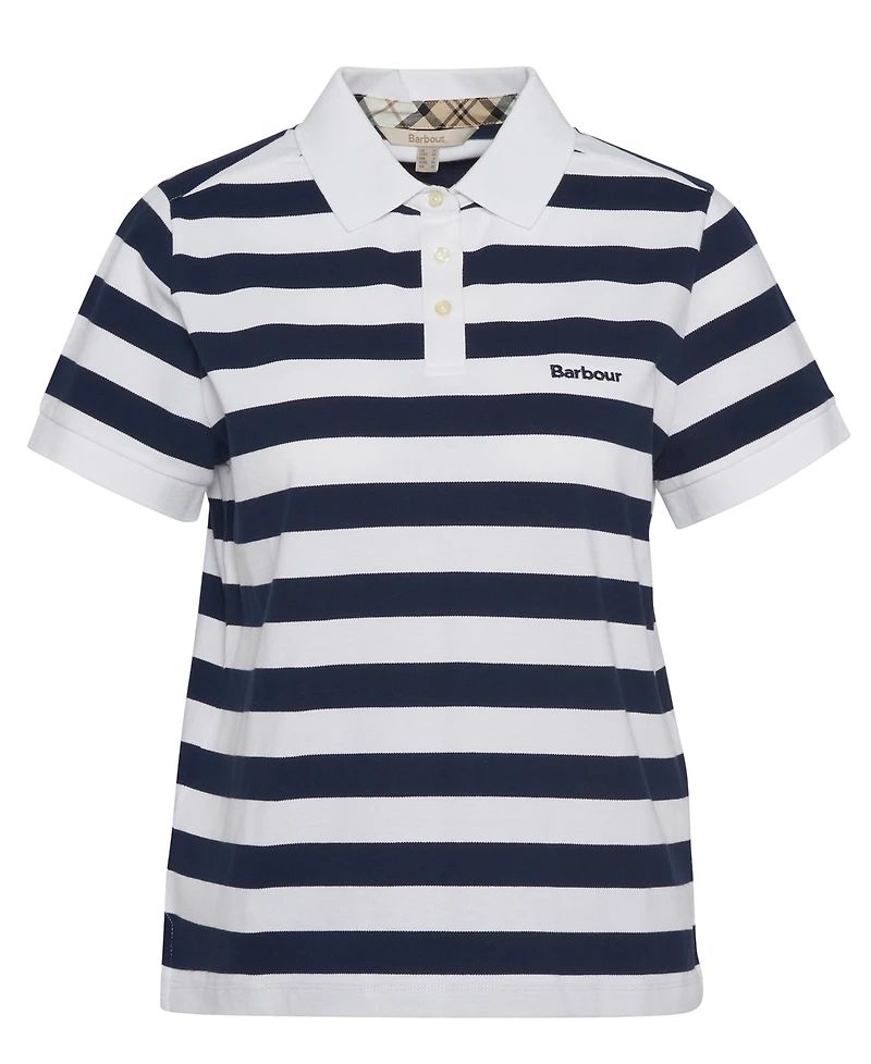 Barbour Women's Ashbourne Striped Polo Top