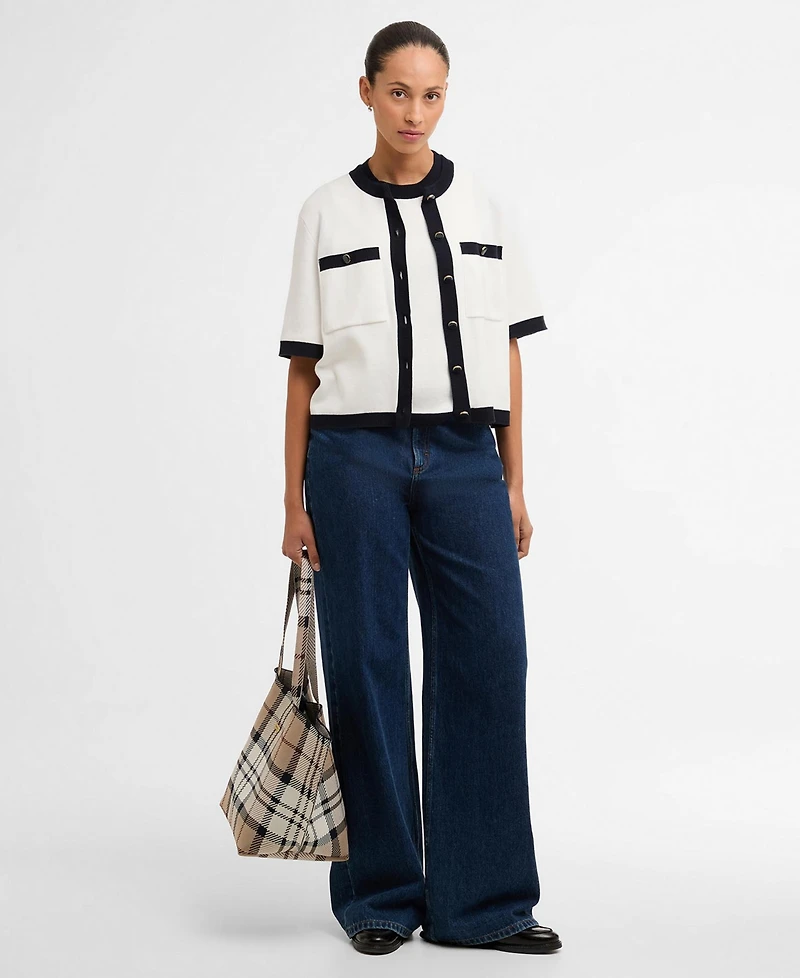 Barbour Women's Sloane Knit Crewneck Cardigan