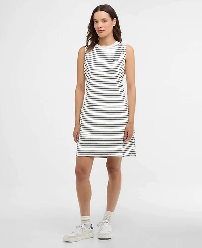 Barbour Women's Hartland Striped Sleeveless Mini Dress