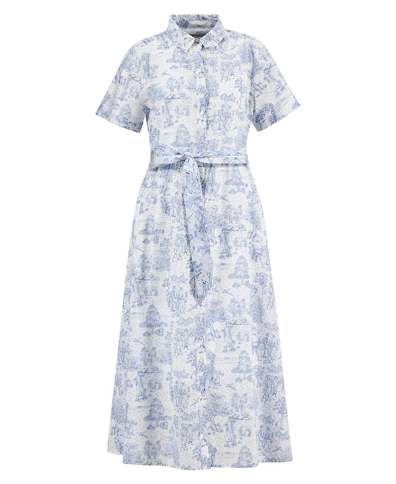 Barbour Women's Wisteria Printed Midi Dress