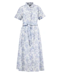 Barbour Women's Wisteria Printed Midi Dress