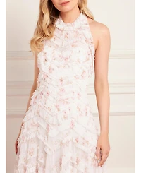 Needle & Thread Women's Magnolia Ditsy Elia Halter Neck Gown