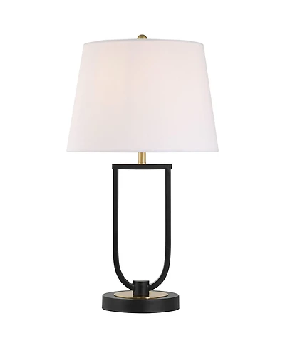360 Lighting Pellana 24 3/4" High Brass Usb Table Lamp