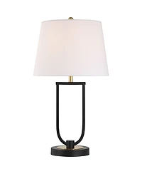 360 Lighting Pellana 24 3/4" High Brass Usb Table Lamp