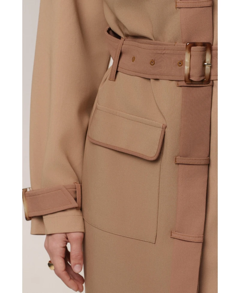 Jluxlabel Women's Icon Belted Midi Dress