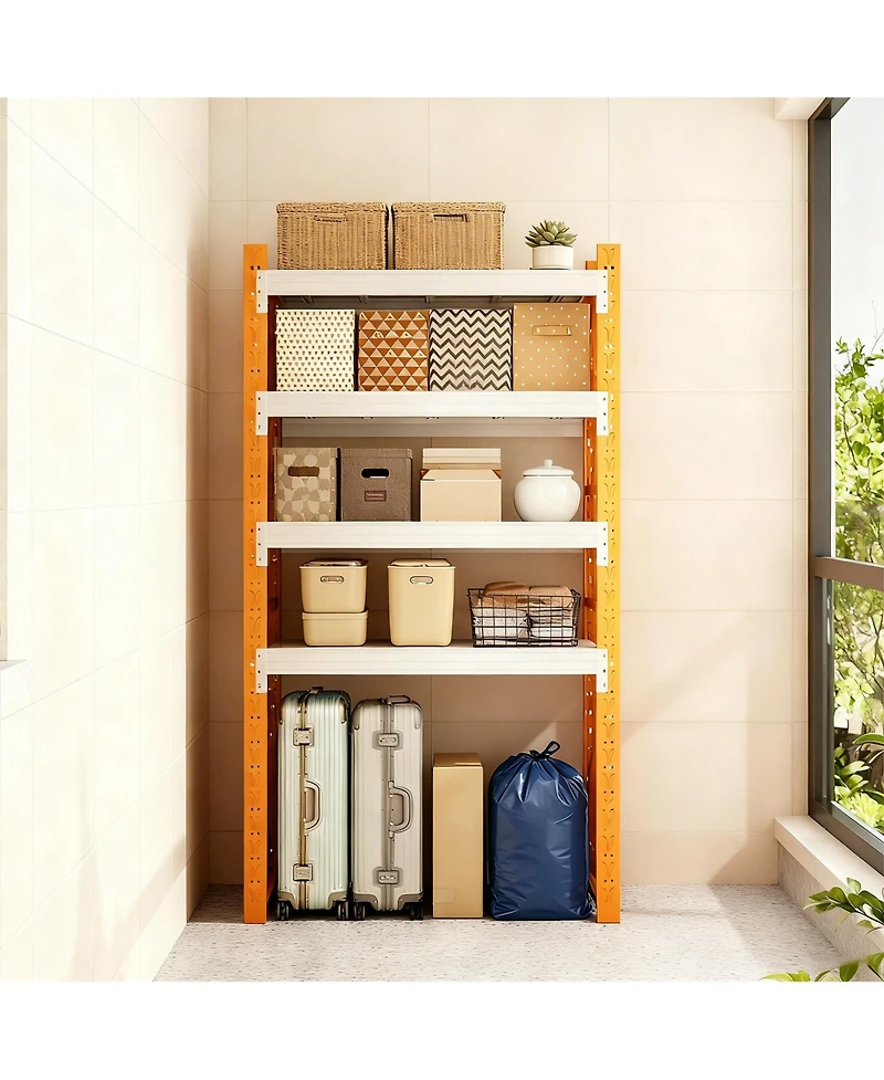 Yigii Garage Shelving Heavy Duty Adjustable Metal Storage Shelf Warehouse Basement Workshop