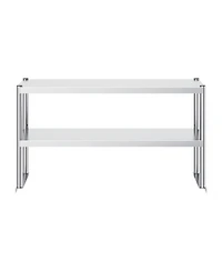 Gouun 12 x 48 in Double Overshelf Adjustable Stainless Steel Storage Shelf