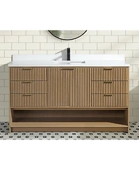 Ari Bath Diego 60" Bathroom Vanity Oak