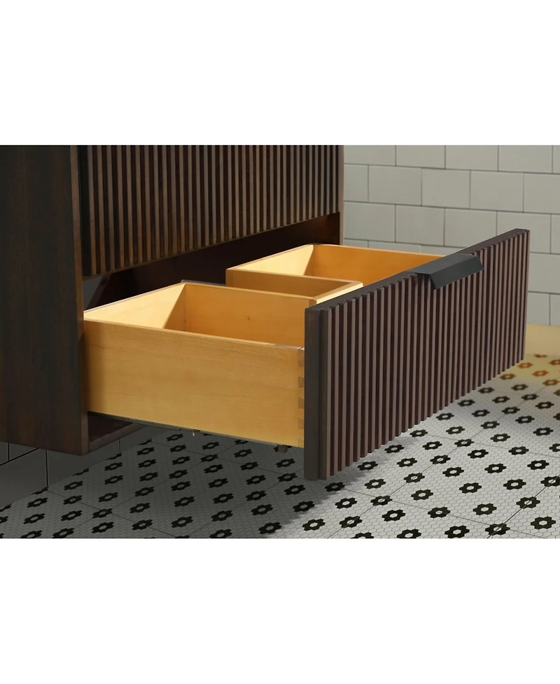Ari Bath Diego 30" Floating Bathroom Vanity Walnut