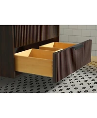 Ari Bath Diego 30" Floating Bathroom Vanity Walnut