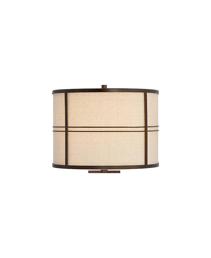 Franklin Iron Works Elias Modern Industrial Table Lamp 28" Tall