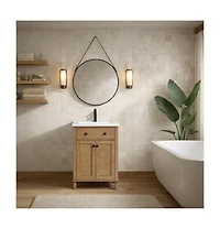 Ari Bath Annie 24" Bathroom Vanity Weathered Fir