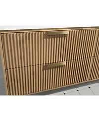 Ari Bath Diego 60" Floating Bathroom Vanity Oak