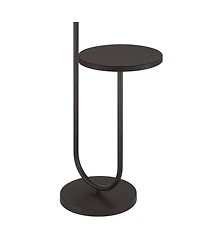 360 Lighting Deva Modern 61" Tall Standing Floor Lamp Side Table Pull Chain Metal Living Room Bedroom House Reading Office