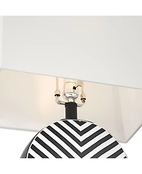 360 Lighting Fraser Ceramic Disc Table Lamp Set of 2