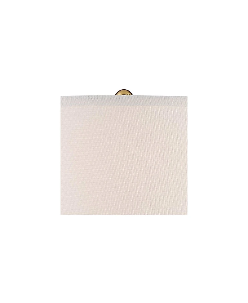 Possini Euro Design Modern Table Lamps 21" High Set of 2 Hexagonal Faux Marble and Gold Drum Shade for Living Room Family Bedroom Office