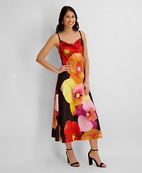 Siena Women's Cowl Neck Printed Dress