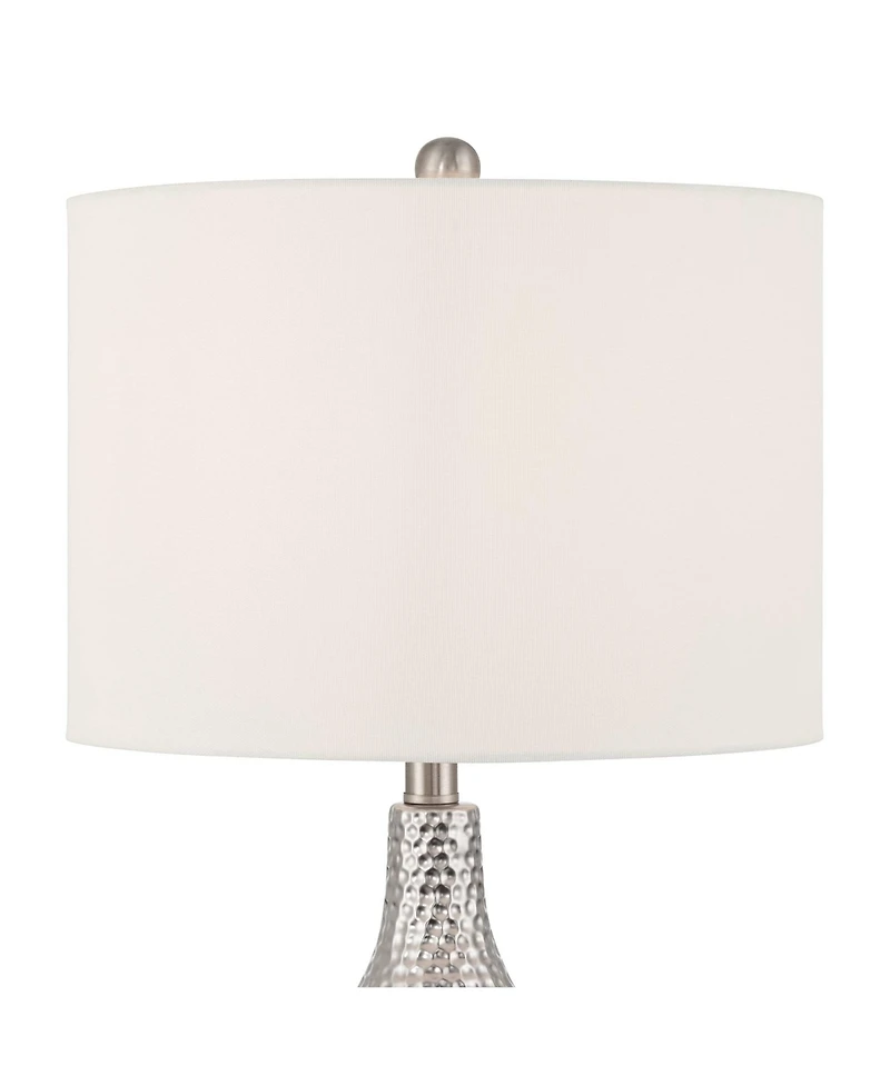 360 Lighting Titus 24 1/2" High Hammered Table Lamp Set of 2