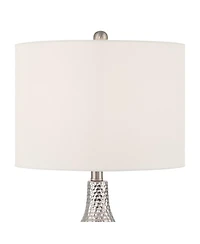 360 Lighting Titus 24 1/2" High Hammered Table Lamp Set of 2