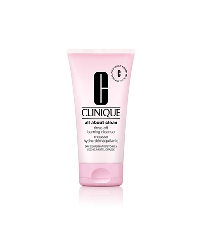 Clinique All About Clean Rinse-Off Foaming Face Cleanser, 5 oz.