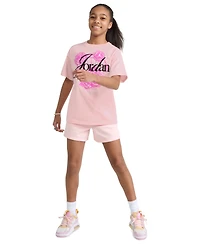 Jordan Girls' 7-16 Floral Flight T-Shirt